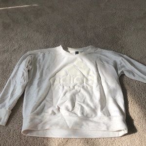 White adidas sweatshirt
